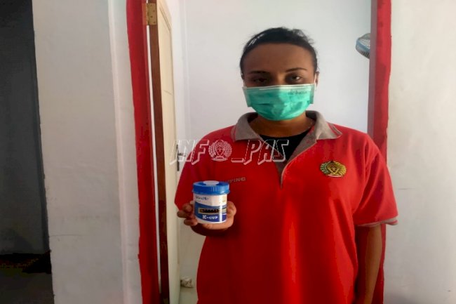 Pastikan Zero Narkoba, WBP LPP Ambon Jalani Tes Urin