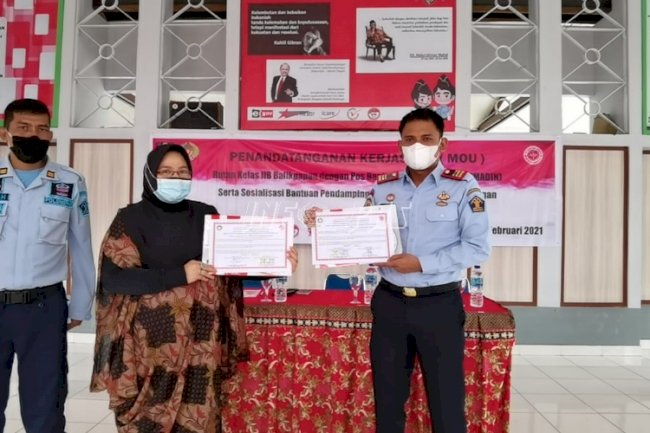 Berikan Bantuan Hukum, Rutan Balikpapan Gandeng Posbakumdin
