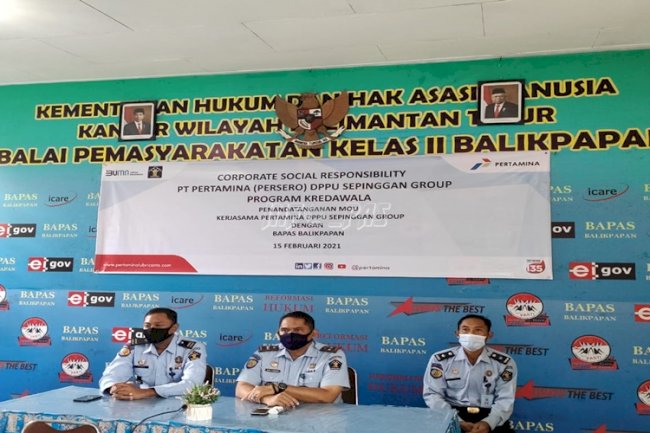 Bapas Balikpapan – Pertamina DPPU Sepingan Group Sepakati Kerja Sama Kredawala