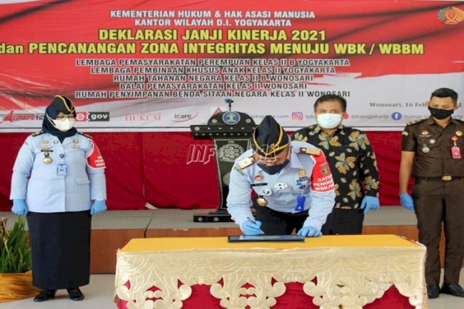 Deklarasikan Janji Kinerja, UPT PAS Siap Wujudkan WBK/WBBM
