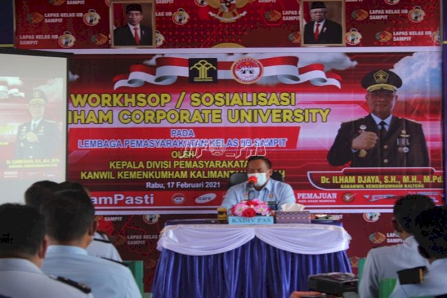 Kadivpas Kalteng Sosialisasikan Kemenkumham Corpu di Lapas Sampit