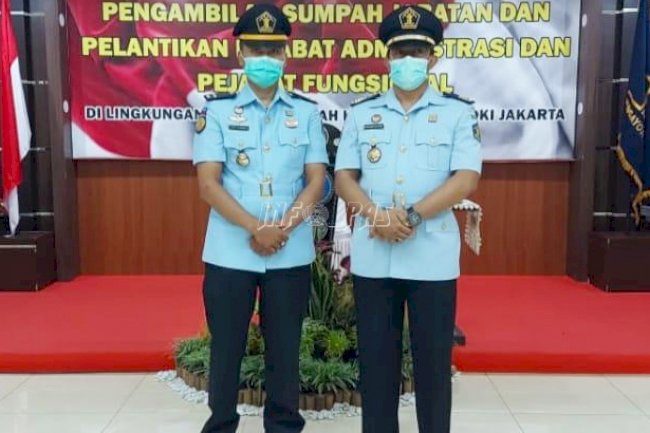 2 Petugas LPN Jakarta Dilantik Sebagai Pejabat Eselon V