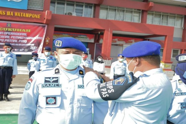 Kalapas Kukuhkan Satops Patnal Lapas Watampone