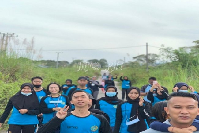 Jajaran LPP Kendari Tingkatkan Imunitas dengan Berolahraga Bersama