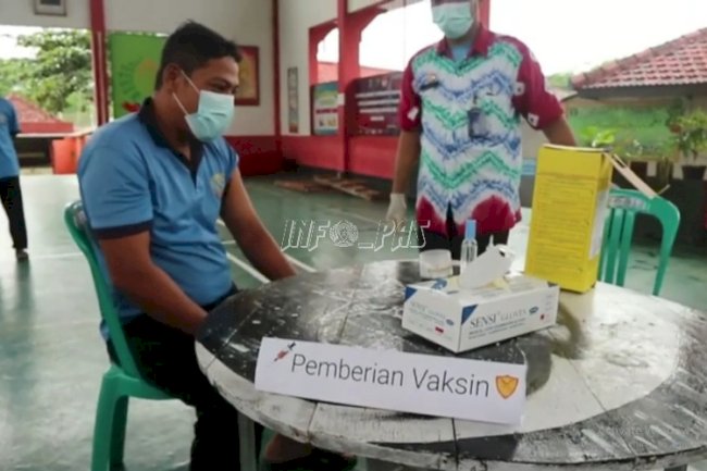 Rutan Batang Gelar Simulasi Vaksinasi COVID-19
