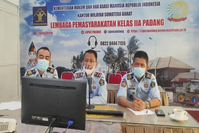 Lapas Padang Siap Dukung Kegiatan Samapta CPNS 2020