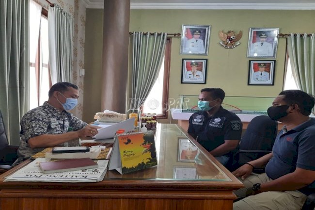 Jajaran Rutan Kuala Kapuas Konsultasi Renovasi Gedung ke Dinas PU