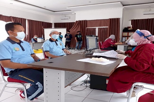 Petugas Lapas Rangkabsitung Prioritas Divaksin Dinkes Kab. Lebak