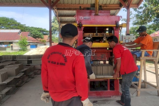 Lapas Kendari Kebanjiran Orderan Batako