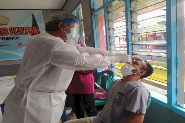 173 WBP Rutan Buntok Jalani Rapid Antigen