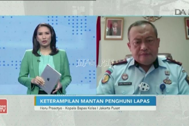 Keberhasilan Program Pascarehabilitasi Bapas Jakpus Tampil di DAAI TV