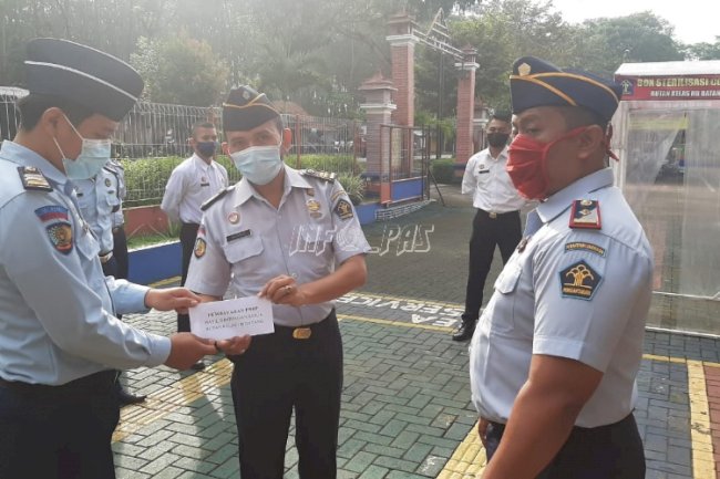 Produk WBP Rutan Batang Sumbang PNBP ke Kas Negara