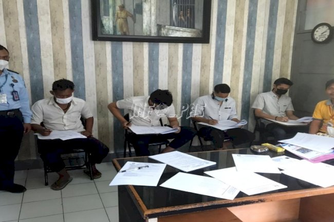 7 WBP Lapas Semarang Ikuti Ujian Akhir Semester