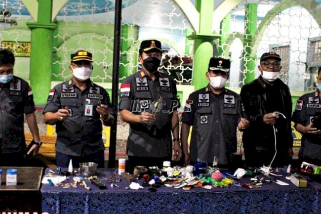 Satops Patnal se-Ciayumajakuning Sidak Rutan Cirebon