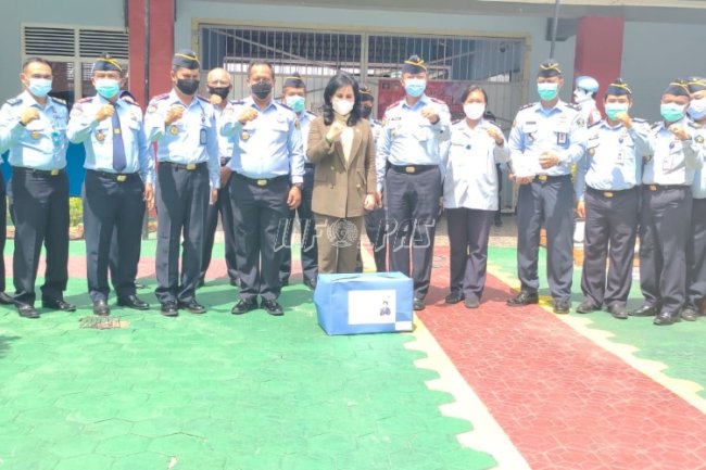 Anggota Komisi III DPR Dapil Kalteng Puji Pembinaan di Lapas Palangka Raya