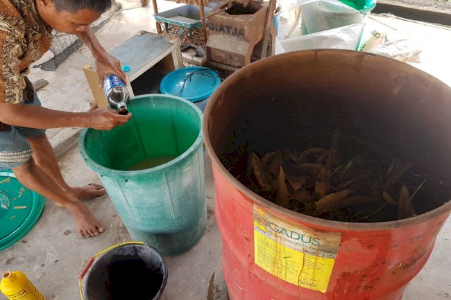 Lapas Palangka Raya Sulap Limbah Dapur jadi Kompos Kering dan POC