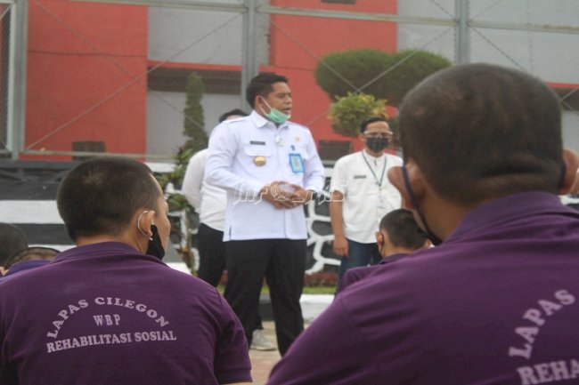 WBP Lapas Cilegon Antusias Ikuti Morning Share & Care 