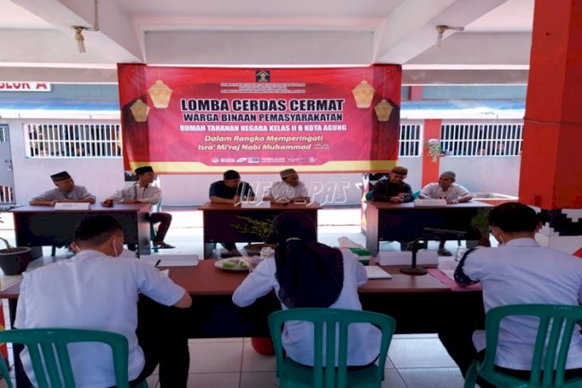 WBP Rutan Kotaagung Antusias Ikuti Lomba Cerdas Cermat