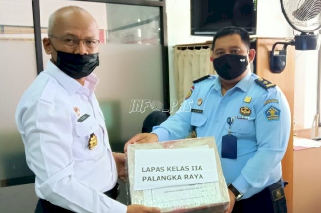 Lapas Palangka Raya Terima Bantuan APD dari Ditjenpas