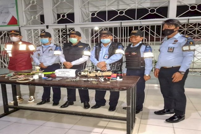 Satops Patnal Pemasyarakatan Kaltim Bersih-Bersih Rutan Balikpapan