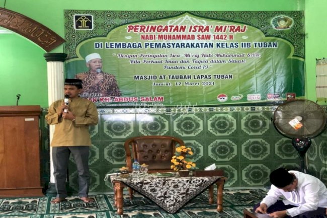 Hikmah Isra Mikraj, WBP Lapas Tuban Doakan COVID-19 Cepat Berakhir