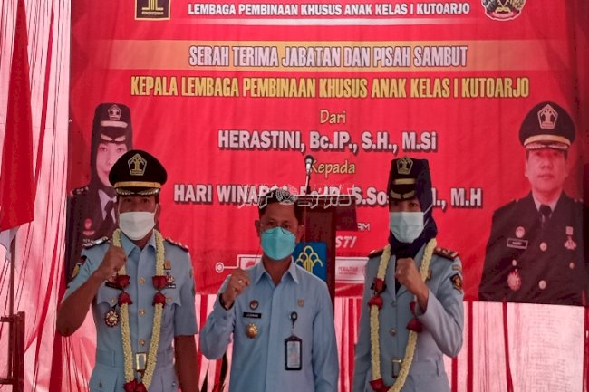 Estafet Kepemimpinan LPKA Kutoarjo Bergulir, Ini Pesan Kadivmin Jateng