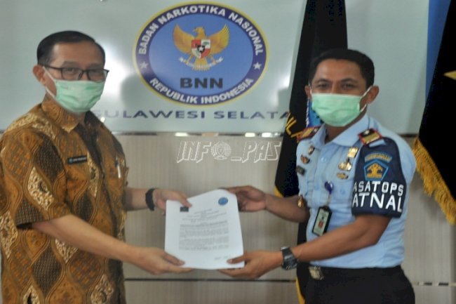 Sukseskan P4GN, Rutan Barru Gandeng BNNP Sulsel