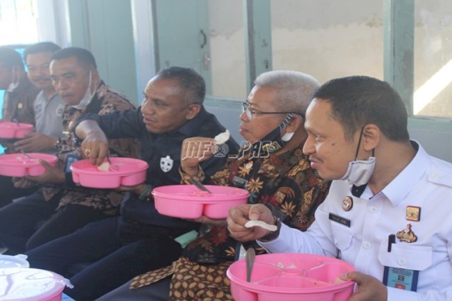 Kunjungi Rutan Kolaka, Kakanwil Sultra Ikut Sarapan Bareng WBP