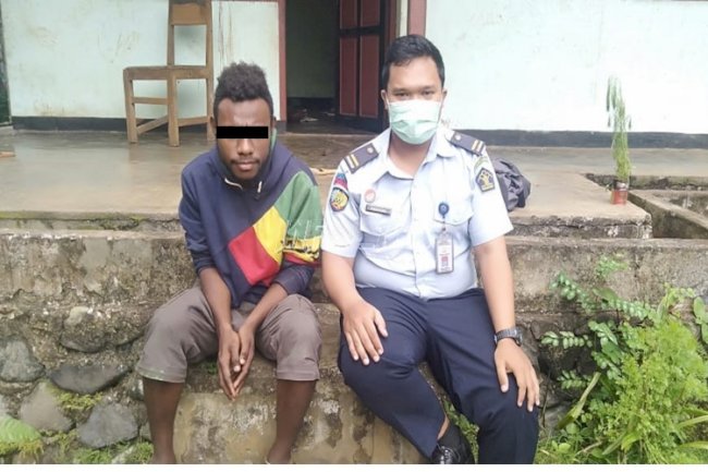  PK Bapas Manokwari Lakukan Kunjungan ke Rumah Klien Anak