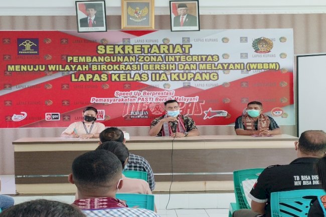 Kalapas Kupang Ajak Jajarannya Majukan Koperasi Satu Hati 