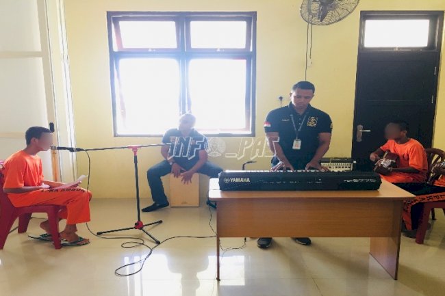 LPKA Ambon Dukung & Gali Kemampuan Bermusik Anak