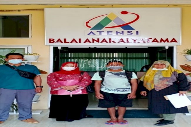 Tempuh Ratusan KM, PK Bapas Bengkulu Antar Klien Anak ke BRSAMPK Alyatama Jambi