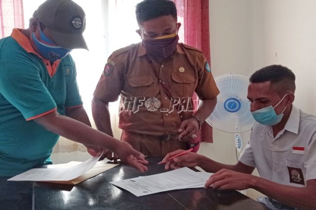 Lapas Saumlaki Fasilitasi 1 WBP dalam Ujian Sekolah