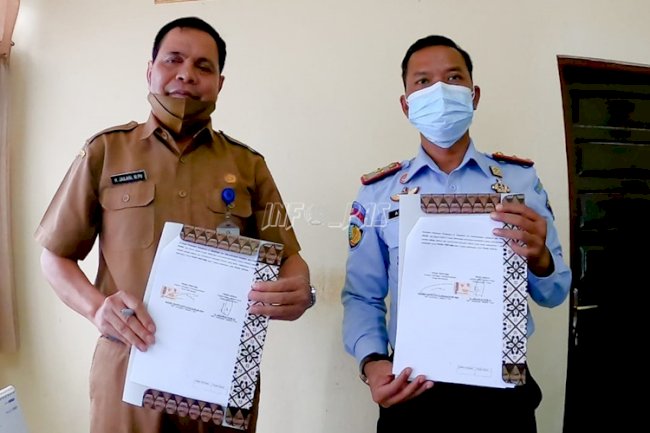 Lapas Sampit Sepakati PKS Pembinaan WBP dengan BLK Kab. Kotim