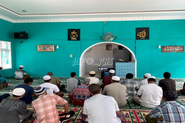 WBP Lapas Panyabungan Antusias Ikuti Tausyiah Virtual