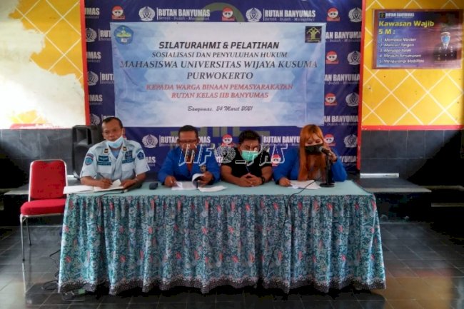 Rutan Banyumas Kedatangan Mahasiswa Unwiku dan Kepala Kemenag Kab. Banyumas