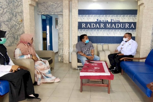 Kalapas Narkotika Pamekasan Sambangi Radar Madura & Dinas Cipta Karya dan Tata Ruang