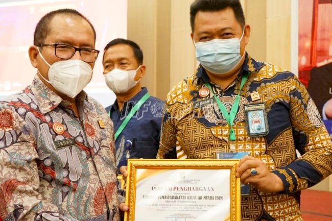 Lapas Muara Enim Dapat Penghargaan, Kalapas: Ini Langkah Awal Raih Prestasi Lainnya