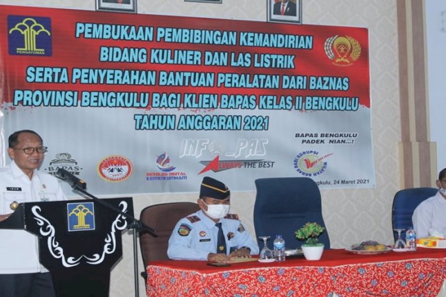 Bapas Bengkulu Gelar Pembimbingan Klien Bidang Kuliner & Las Listrik