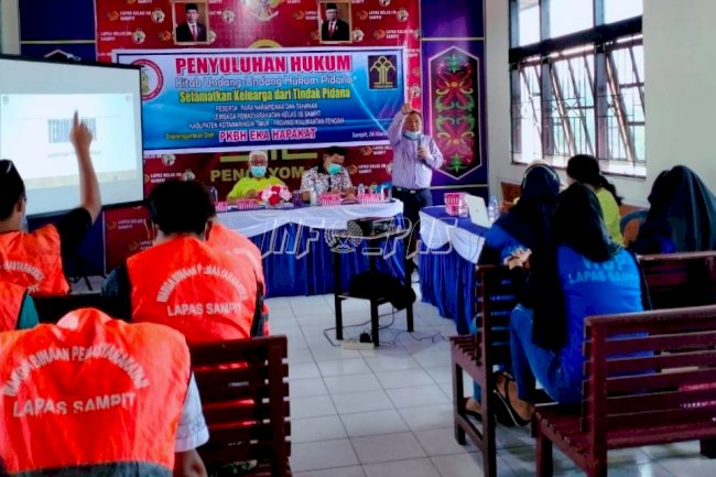 Narapidana Lapas Sampit Diberikan Penyuluhan Hukum