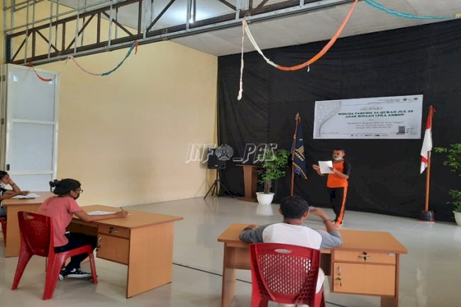 LPKA Ambon Gali Bakat Anak Lewat Lomba Baca Puisi
