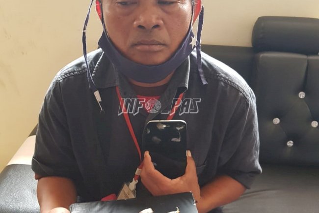 Petugas Gagalkan Penyelundupan 6 Bungkus Sabu di Lapas Narkotika Bandung