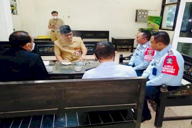 Kunjungi Sekda, Kalapas Narkotika Pamekasan Koordinasikan Sejumlah Hal