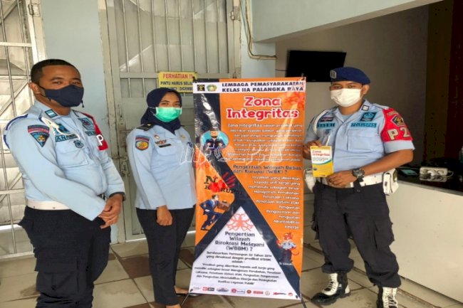 Pokja MP Lapas Palangka Raya Sosialisasikan Pembangunan ZI