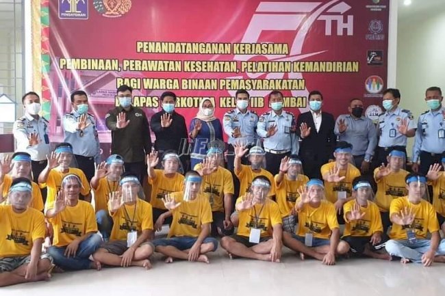 Wujudkan Reintegrasi Sosial, Lapas Narkotika Rumbai Gandeng 4 Stakeholder