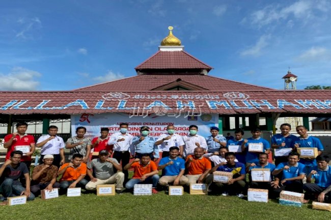 Usai 3 Pekan, Rutan Sambas Tutup Pekan Olahraga & Keagamaan