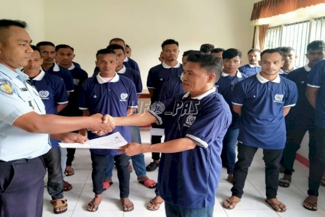 25 WBP Diangkat Jadi Tamping Lapas Saumlaki