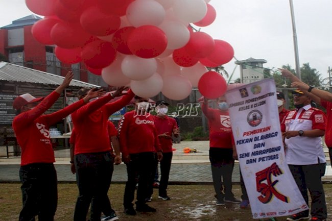 Di Bawah Rintik Hujan, Pembukaan Porsenap Lapas Cilegon Tetap Meriah