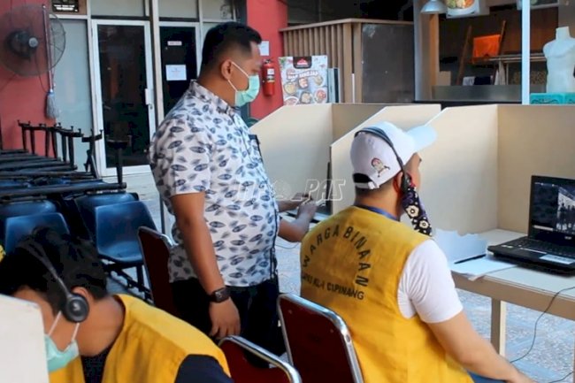 WBP Lapas Cipinang Nikmati Kunjungan Video Call Selama Pandemi