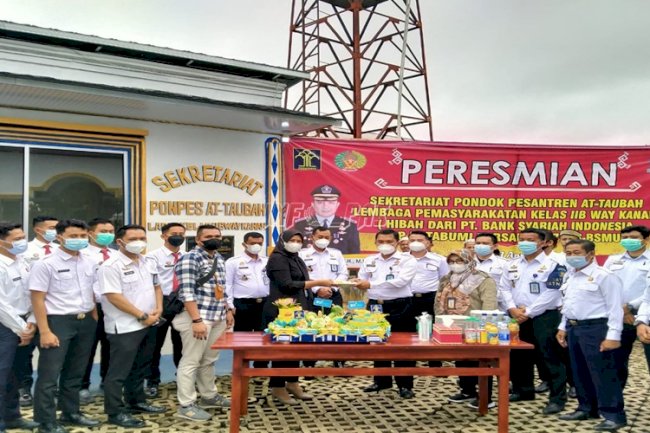 Sah!  Sekretariat Pesantren Lapas Way Kanan Diresmikan